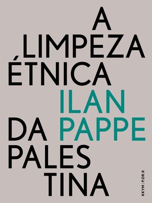 cover image of A Limpeza Étnica da Palestina